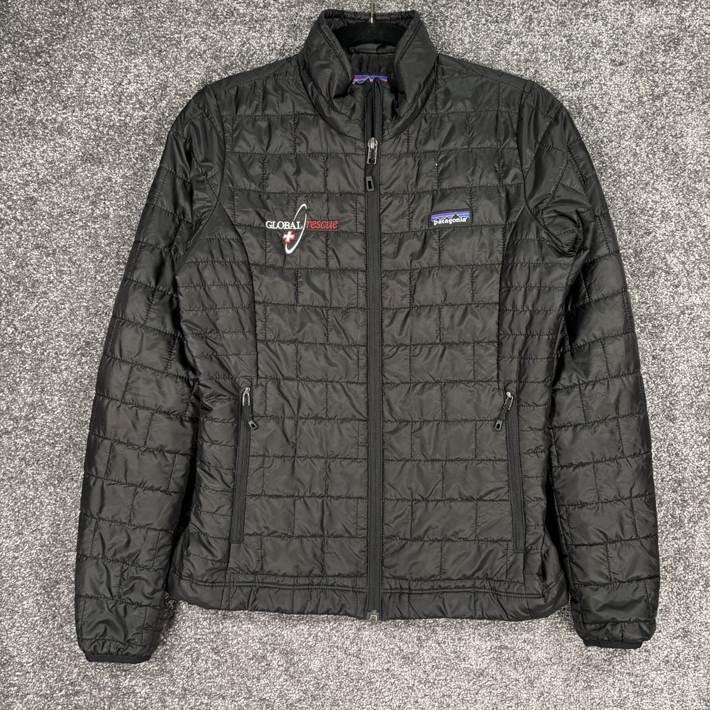 Patagonia Nano Puff Puffer Jacket Women's Small Black Insulated Primaloft